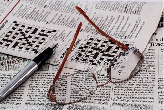 Crossword puzzle [Illustrative]. 
