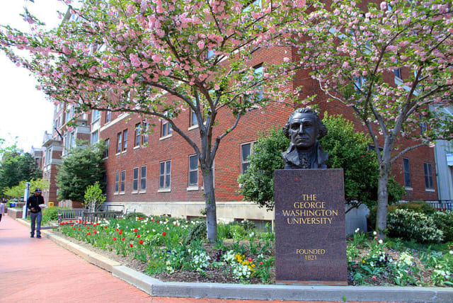 George Washington University (photo credit: Wikimedia Commons)