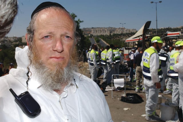 Yehuda Meshi Zahav, founder of ZAKA (photo credit: FLASH90)