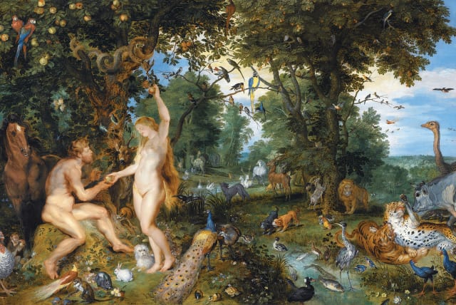  'The Garden of Eden with the Fall of Man’ by Jan Brueghel the Elder and Pieter Paul  Rubens, circa 1615 (photo credit: WIKIPEDIA)