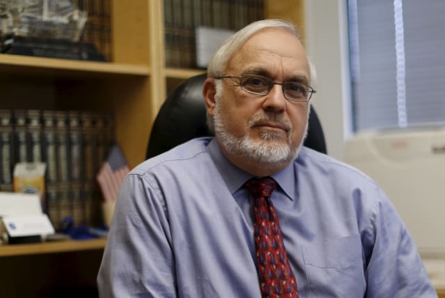  RABBI ABRAHAM COOPER, pictured in his office at the Simon Wiesenthal Center. (photo credit: MARIO ANZUONI/REUTERS)
