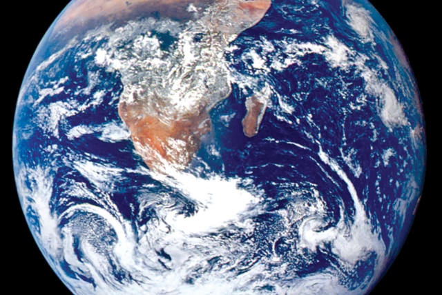  Earth as seen from space. (photo credit: NASA)