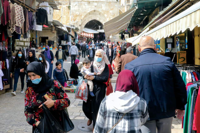  Arabs in the Old City of Jerusalem. (photo credit: MARC ISRAEL SELLEM/THE JERUSALEM POST)