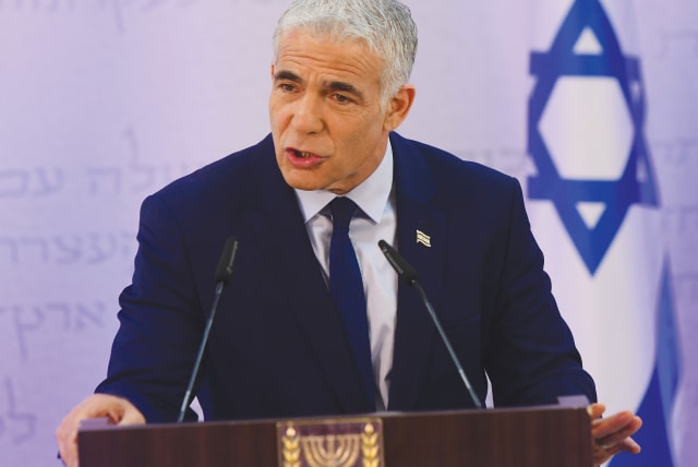 As recently as April 2021, current Foreign Minister Yair Lapid stated: ‘I’ll continue to fight for an Israeli recognition of the Armenian genocide.’  (photo credit: AVSHALOM SASSONI/FLASH90)