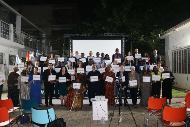  Israeli Embassy in Ghana at Holocaust Remembrance Day  (photo credit: Dr. Roy Horovitz )