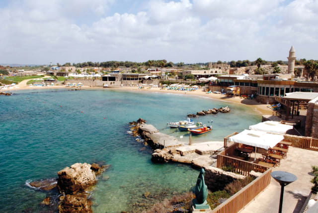  A view of the Caesarea seaside. (photo credit: Moshe Milner/GPO)