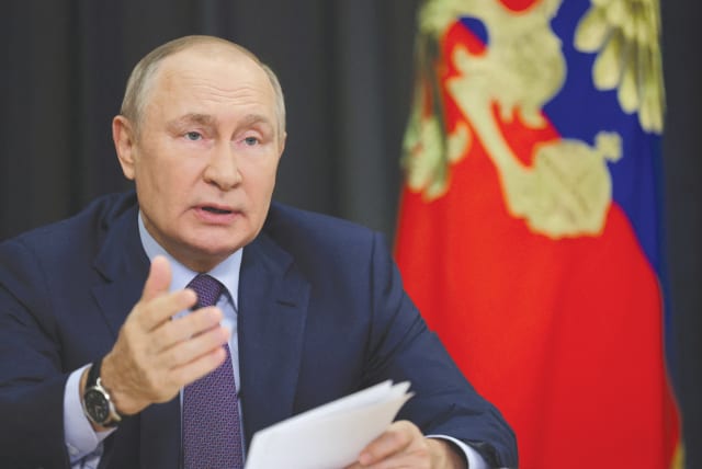  WHEN THE Soviet Union dissolved, Vladimir Putin called it ‘the greatest geopolitical catastrophe of the 20th century.’ (photo credit: SPUTNIK/REUTERS)