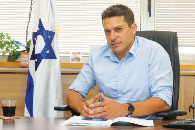  DIASPORA AFFAIRS Minister Amichai Chikli in the Knesset – facing a challenge over Israel’s relations with the Diaspora. (photo credit: MARC ISRAEL SELLEM/THE JERUSALEM POST)