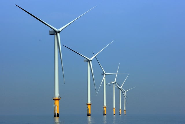  WIND FARM energy: Going underground (Illustrative). (photo credit: Christopher Furlong/Getty Images)