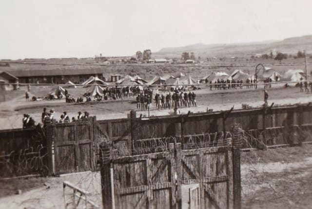  JEWISH UNDERGROUND detainees are held at Gilgil Camp, in Kenya.  (photo credit: Courtesy of Fighters for the Freedom of Israel Heritage Association)