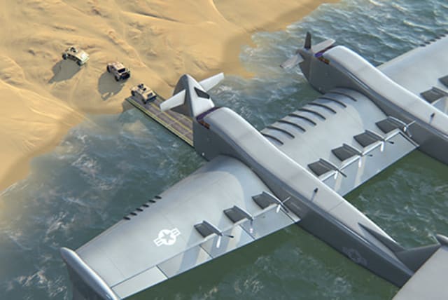  Concept design of the DARPA seaplane (photo credit: DARPA)