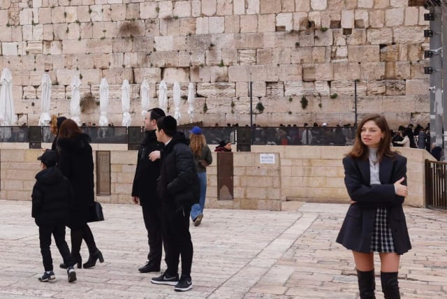  The Western Wall is seen in a photo taken February 9, 2023  (photo credit: MARC ISRAEL SELLEM/THE JERUSALEM POST)