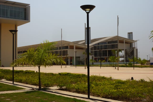  The headquarters campus, called University City of Camama, in the municipality of Talatona, Angola. (photo credit: Wikimedia Commons)