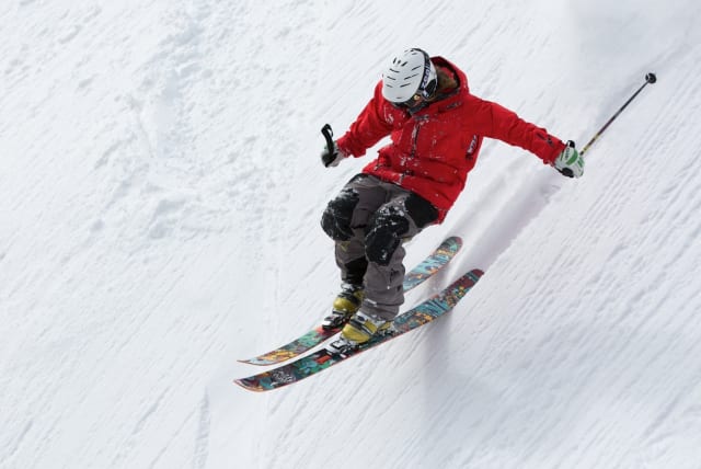 Illustrative image of a man skiing (photo credit: PEXELS)