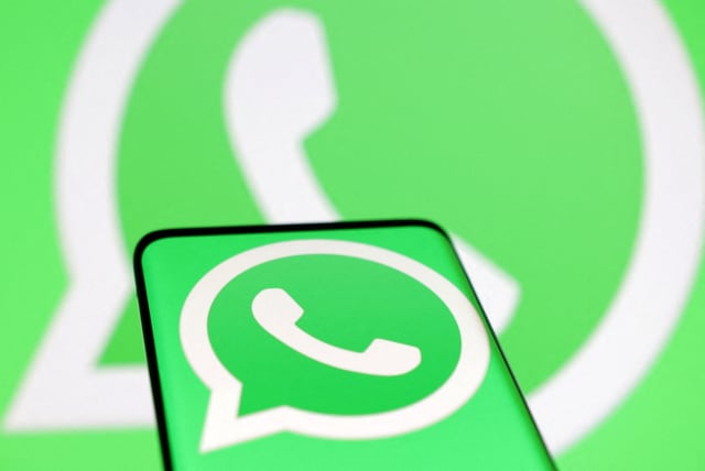 Whatsapp logo is seen in this illustration taken August 22, 2022. (photo credit: REUTERS/DADO RUVIC/ILLUSTRATION/FILE PHOTO)