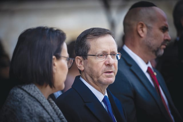  PRESIDENT ISAAC Herzog’s outline does offer changes that the coalition can welcome, adding balance between the authorities and significantly weakening judicial activism, say the writers. (photo credit: YONATAN SINDEL/FLASH90)