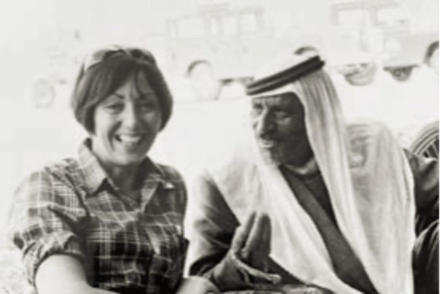  SYLVIA RAPHAEL IN JORDAN, 1969. (photo credit: Private album/Maariv)