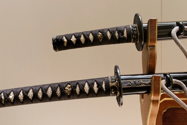  Katana sword handles. (photo credit: The World History Encyclopedia)