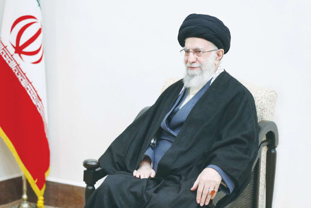  AYATOLLAH ALI Khamenei regularly refers to Israel as a cancerous tumor in the Middle East that must be removed. (photo credit: Office of the Iranian Supreme Leader/West Asia News Agency/Reuters)