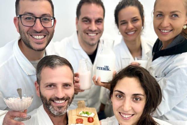  Israeli company Remilk has received first-of-its-kind regulatory approval from the Health Ministry to market and sell its non-animal dairy products to Israeli consumers. (photo credit: Remilk)