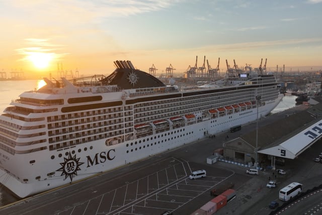  THE LUXURY ship ‘MSC Musica’.  (photo credit: Nir Hoffman)