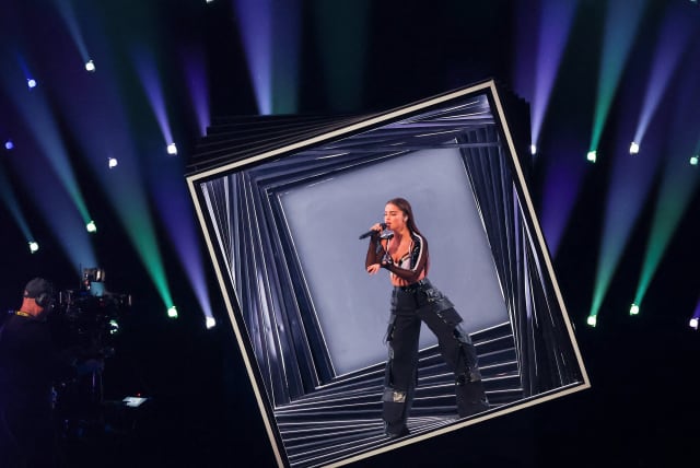  Noa Kirel from Israel performs during the first semi-final of the 2023 Eurovision Song Contest in Liverpool, Britain, May 9, 2023. (photo credit: REUTERS/PHIL NOBLE)