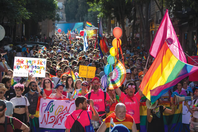  JERUSALEM’S 21st Pride Parade will take place on June 1.  (photo credit: OLIVIER FITOUSSI/FLASH90)