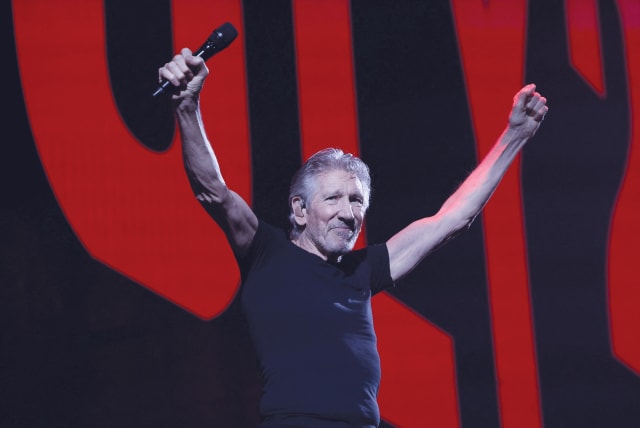  ROGER WATERS: His concert in Frankfurt took place in what was a detention camp during WWII, where 3,000 Jewish men were held on Kristallnacht before being sent off to be murdered. (photo credit: MARIO ANZUONI/REUTERS)