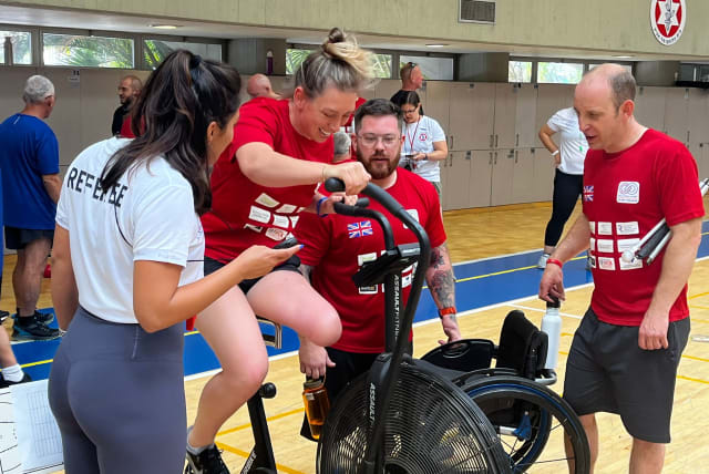  Veterans are seen ahead of the Veteran Games in Israel. (photo credit: Courtesy of The Veteran Games)
