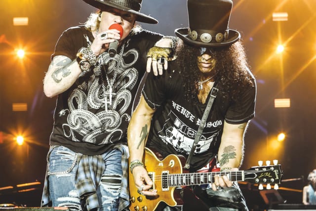Report: Guns N' Roses shows will reunite Axl, Slash