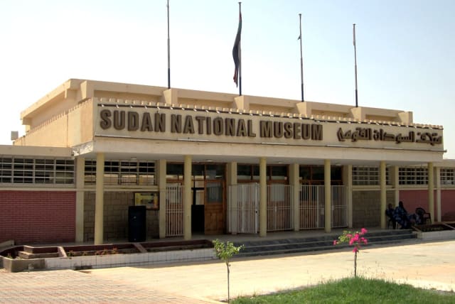  The Sudan National Museum at Khartoum, Sudan, was founded in 1971. The collection showcases archaeology downstairs and early Christian frescoes upstairs. (photo credit: Wikimedia Commons)