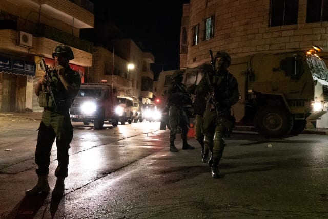 Israeli forces entered Ramallah on June 7, 2023 and demolished the home of the terrorist behind the November Jerusalem bus stop bombings. (photo credit: IDF SPOKESPERSON'S UNIT)