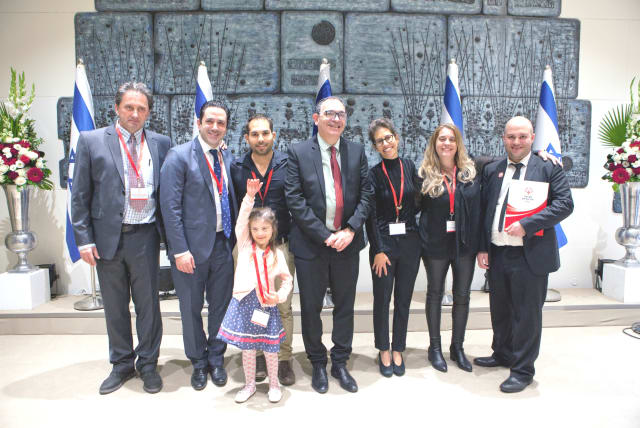 DAVID EVANGELISTA (left) has been involved in Special Olympics leadership roles for decades, and he has lobbied successfully in Israel and throughout the world for legislation addressing athletes with intellectual disabilities. Special Olympics World Games Berlin 2023 – the 16th edition of event  (photo credit: Courtesy: Special Olympics)