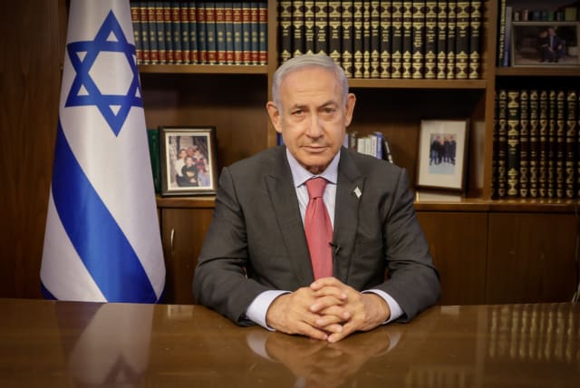  Prime Minister Benjamin Netanyahu in an interview with The Jerusalem Post. (photo credit: MARC ISRAEL SELLEM/THE JERUSALEM POST)