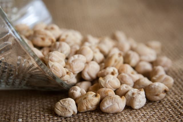  Chickpeas, also known as Garbanzo beans. (photo credit: PIXABAY)