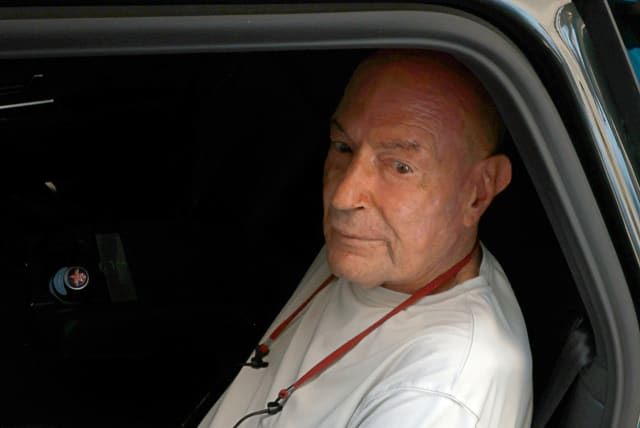  Arnon Milchan, a Hollywood producer and Israeli citizen, arrives at The Old Ship Hotel to provide testimony in Israeli Prime Minister Benjamin Netanyahu's trial, in Brighton, Britain June 25, 2023.  (photo credit: REUTERS/CARLOS JASSO)