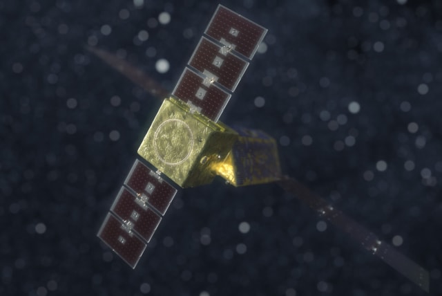  Astroscale's ELSA-M spacecraft. (photo credit: ASTROSCALE)