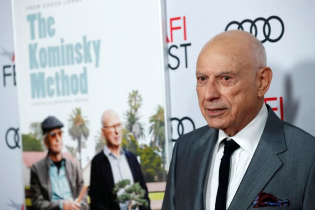  Cast member Arkin attends the premiere for the television series "The Kominsky Method" in Los Angeles. (photo credit: REUTERS)