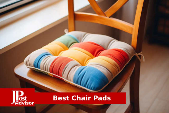Set of 4 Dining Chair Cushions with Ties Soft Comfort Non Slip Square Seat  Pads for Kitchen Dining Office Living Room Patio