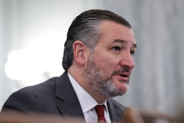  Ranking member Senator Ted Cruz (R-Texas) speaks during a Senate Committee on Commerce, Science and Transportation hearing on Capitol Hill in Washington, US, February 9, 2023.  (photo credit: REUTERS/Amanda Andrade-Rhoades/File Photo)