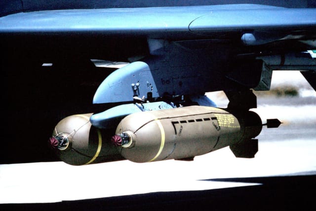 A close-up view of two CBU-58 cluster bombs on an F-4G Wild Weasel Phantom II aircraft from the 37th Tactical Fighter Wing. (photo credit: PICRYL)