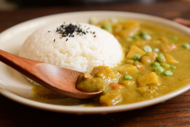  Curry with rice. (photo credit: PEXELS)