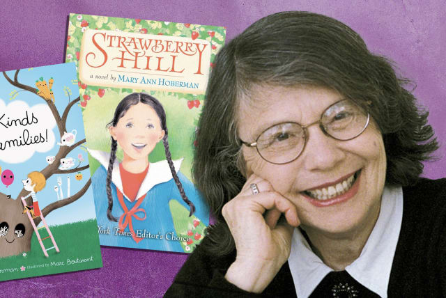  Mary Ann Hoberman was the author of dozens of children books, including "Strawberry Hill" and “All Kinds of Families!”  (photo credit: LEGACY)