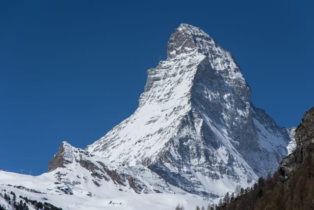  Switzerland's famous Matterhorn glacier (photo credit: CREATIVE COMMONS)