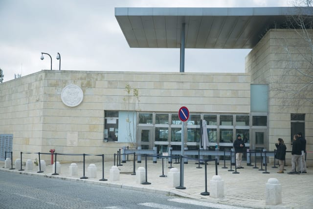  THE US EMBASSY in Jerusalem: Israel’s inclusion in the US Visa Waiver Program will benefit individual Israelis, not the prime minister or any other Israeli government official, the writer notes. (photo credit: NOAM REVKIN FENTON/FLASH90)