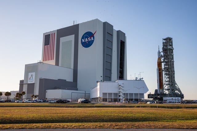  NASA Kennedy Space Center in Florida (Illustrative). (photo credit: Wikimedia Commons)