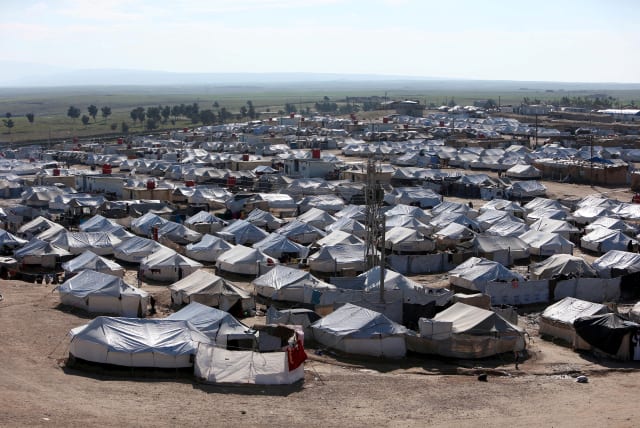  Al-Hol displacement camp, Syria (photo credit: REUTERS/ALI HASHISHO)