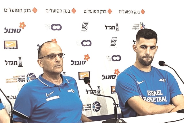  ISRAEL COACH Ariel Beit Halachmi (left) has his work cut out for him as the National Team will play in the Olympic Pre-Qualifying Tournament this weekend minus a number of injured players, including captain Tomer Ginat (right). (photo credit: YEHUDA HALICKMAN)