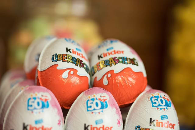  Kinder Surprise chocolate eggs.  (photo credit: WALLPAPER FLARE)