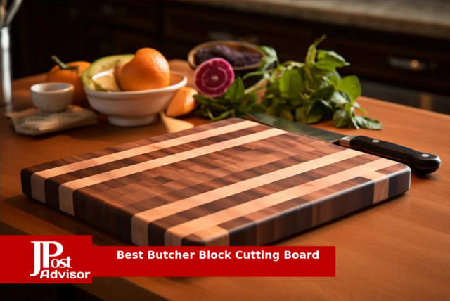 Acacia Extra Large Wood Cutting Board 24 x 18 Inch, 1.2 Inches Thick  Butcher Block, Reversible Wooden Kitchen Block, Cheese Charcuterie Board,  with Side Handles and Juice Grooves 